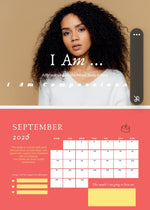 Load image into Gallery viewer, &quot;I Am ...&quot; Self-Care Affirmation Women&#39;s DR 2026 Calendar

